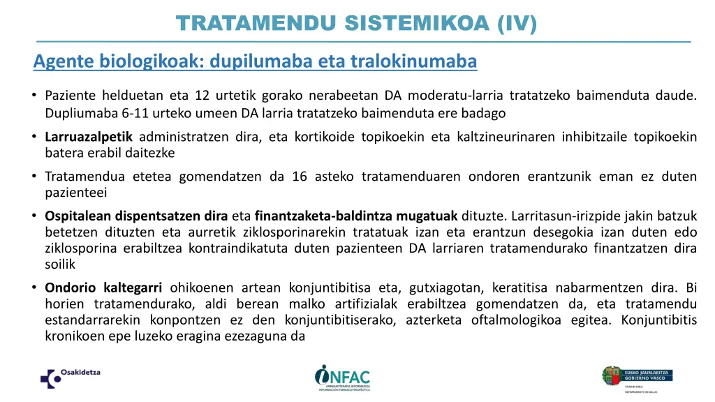 tratamendu sistemikoa iv