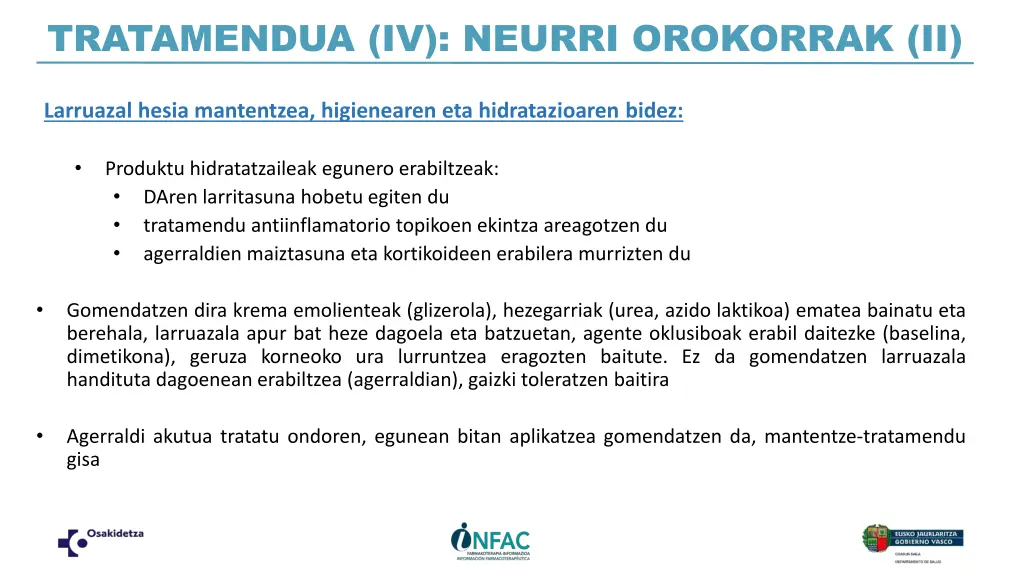 tratamendua iv neurri orokorrak ii