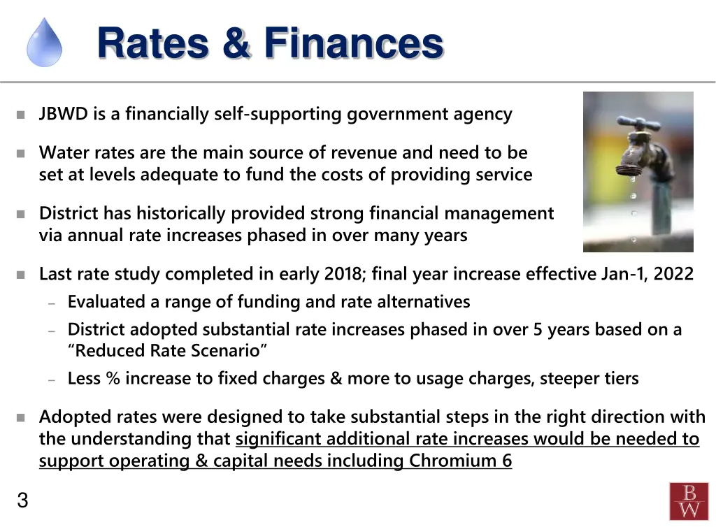 rates finances