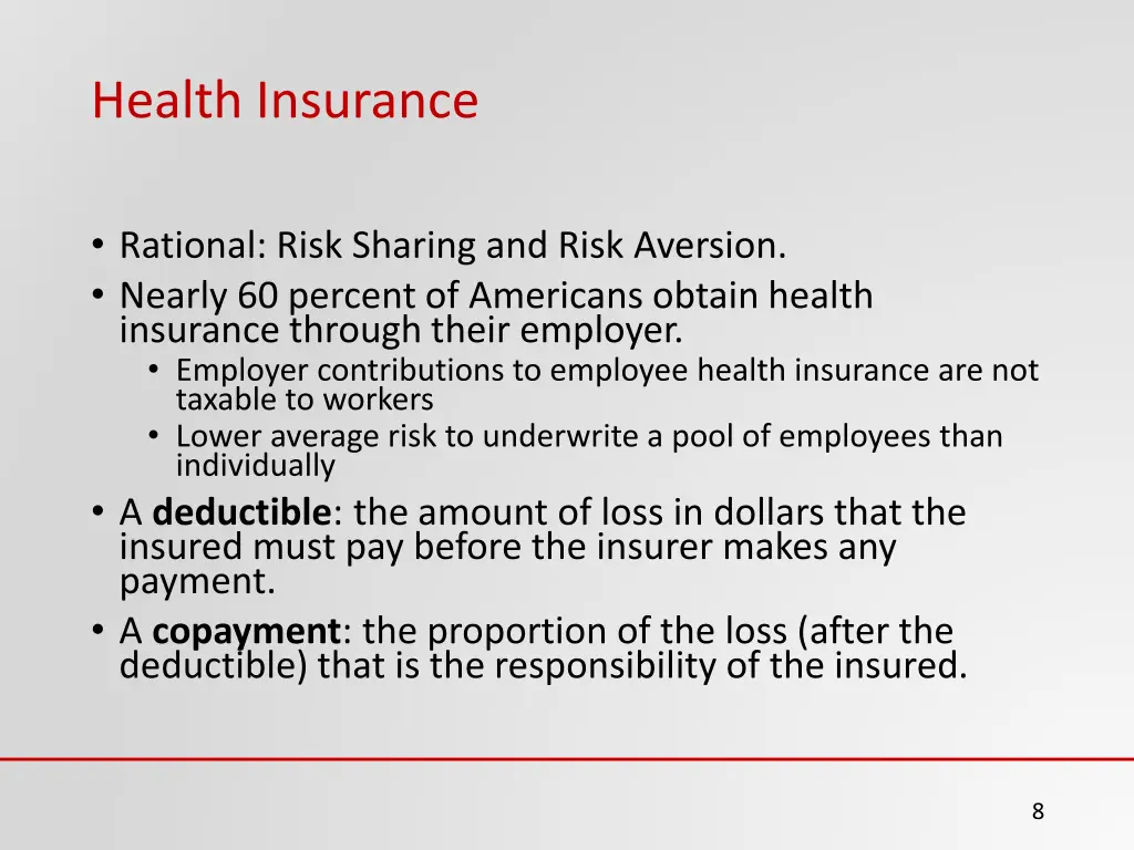 health insurance