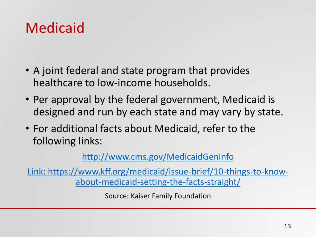 medicaid