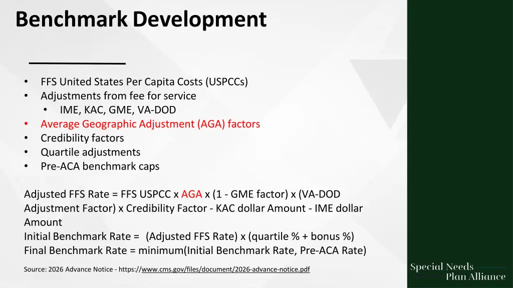 benchmark development 2