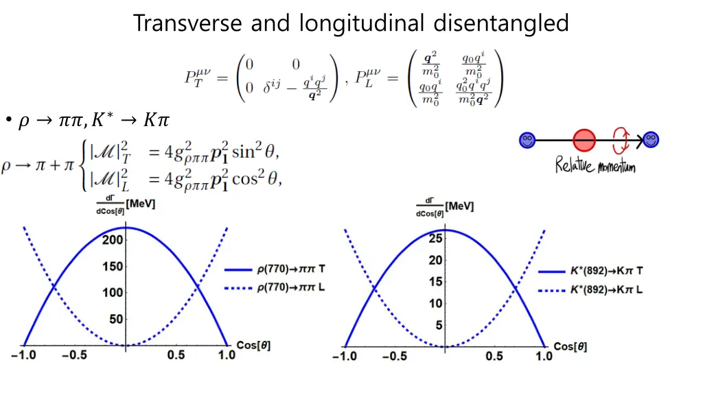 transverse and longitudinal disentangled