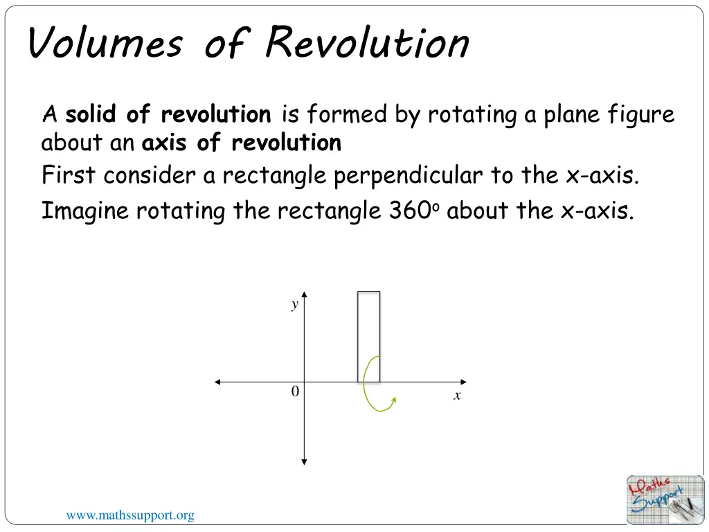 volumes of revolution 1