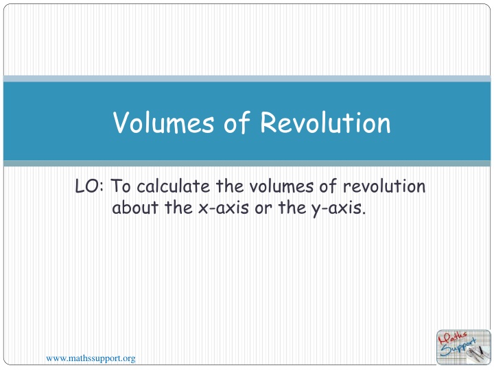 volumes of revolution