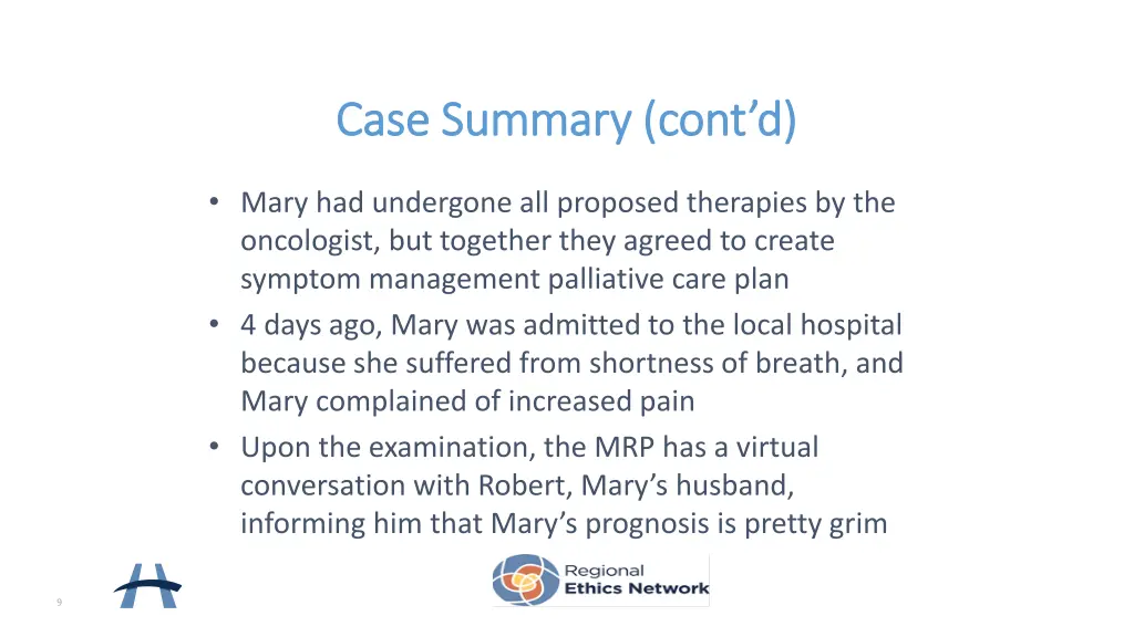 case summary cont d case summary cont d