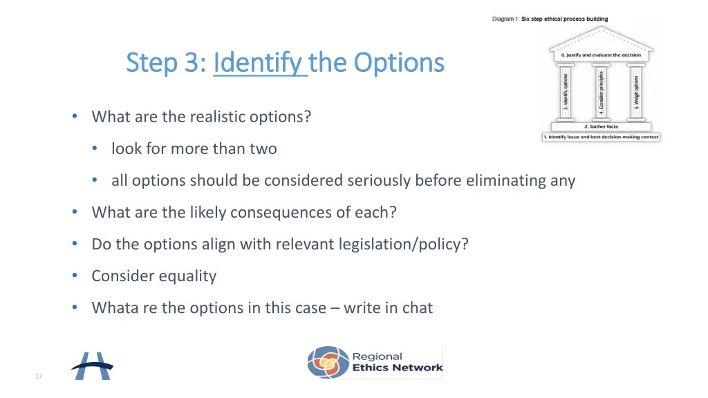 step 3 step 3 identify identify the options