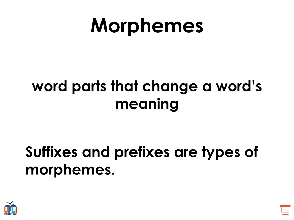 morphemes