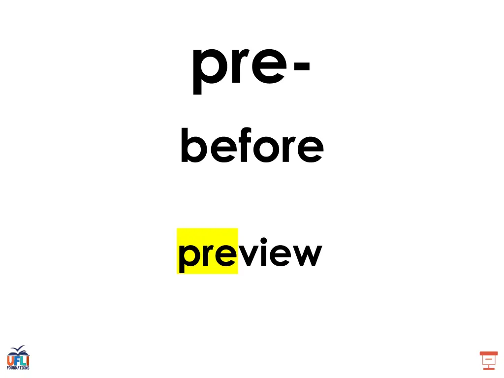 pre before