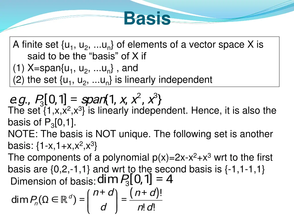 basis