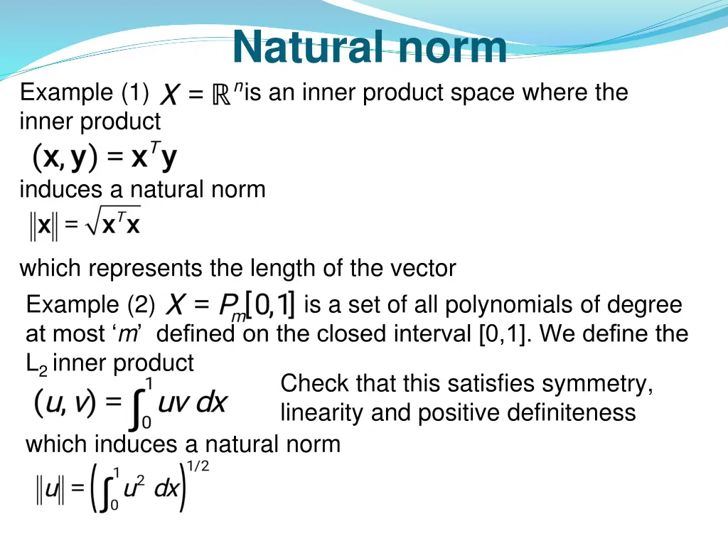 natural norm 2