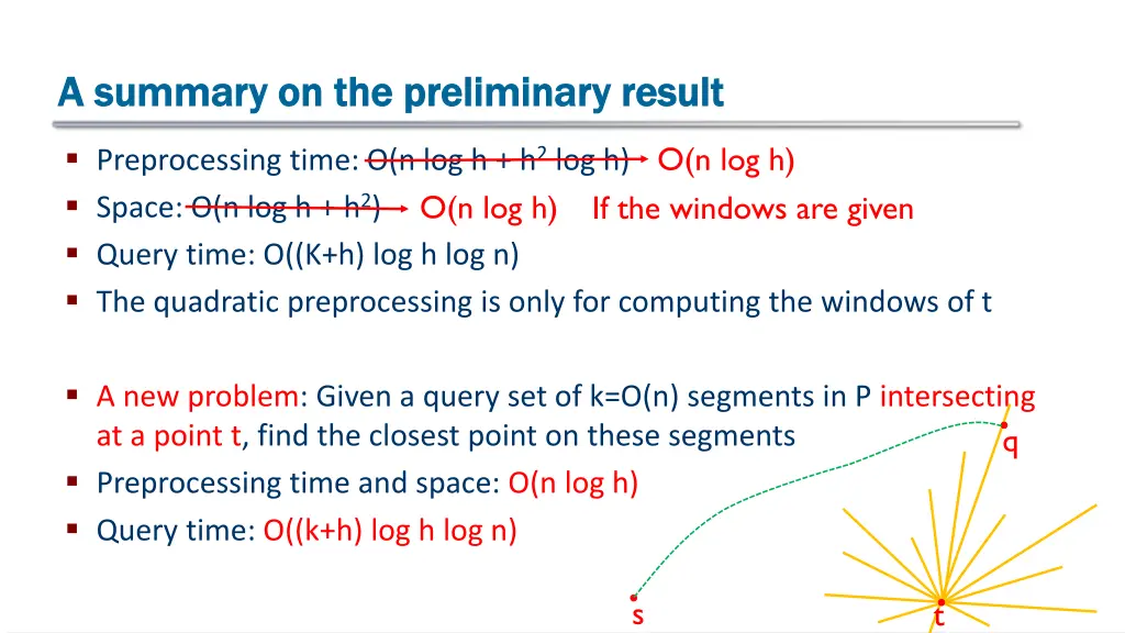 a summary on the preliminary result a summary