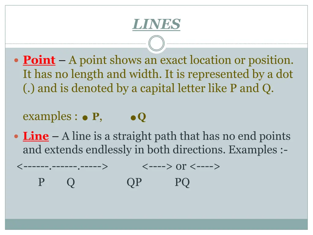 lines