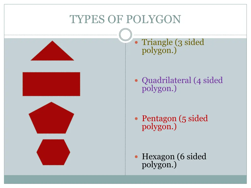 types of polygon