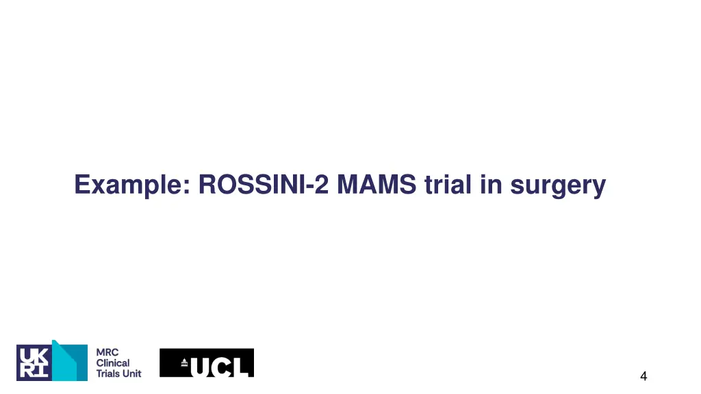 example rossini 2 mams trial in surgery