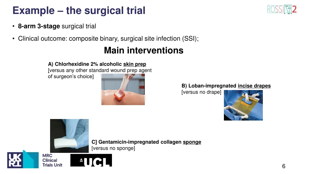 example the surgical trial