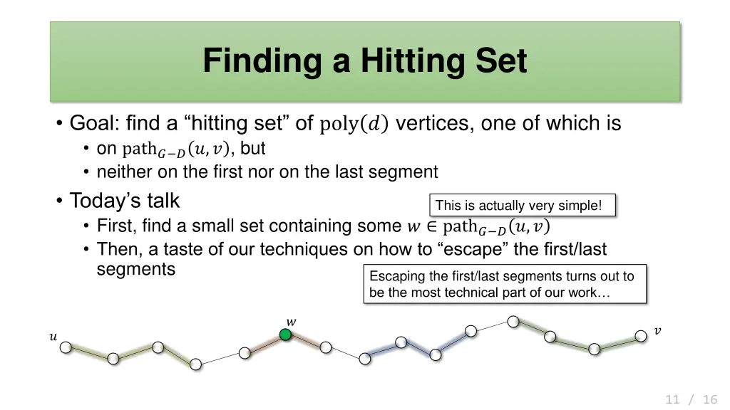 finding a hitting set