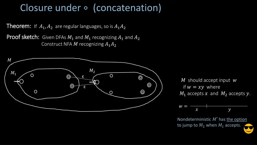 closure under concatenation