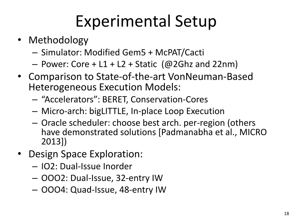 experimental setup methodology simulator modified