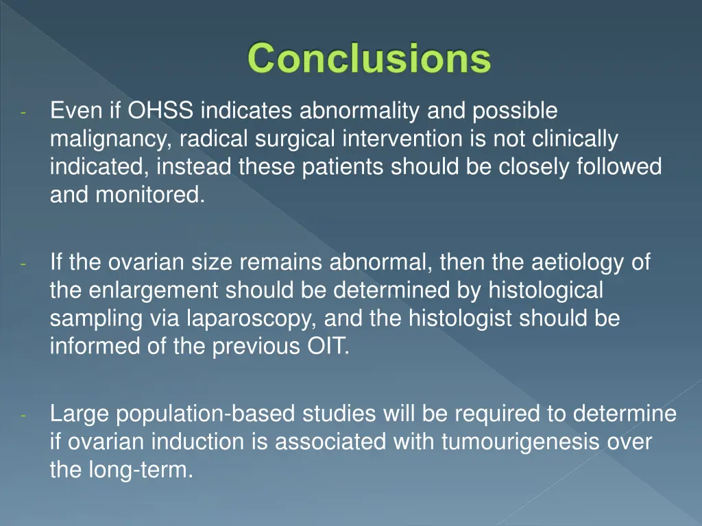 conclusions