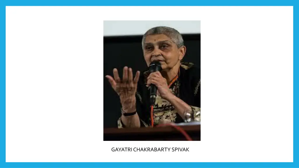 gayatri chakrabarty spivak