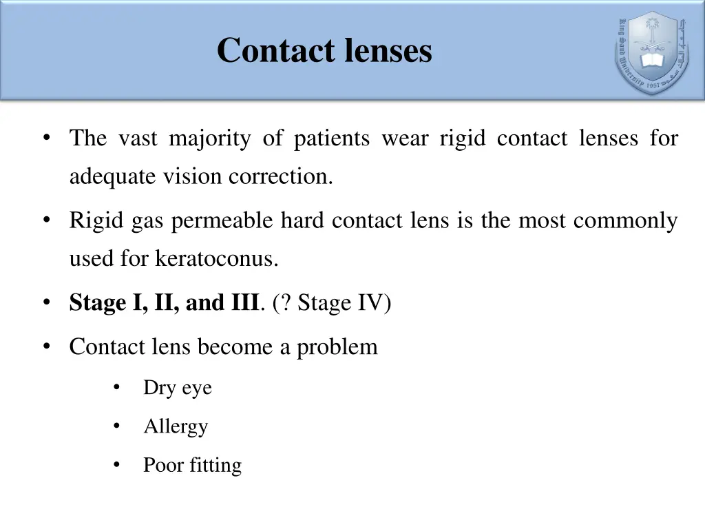 contact lenses