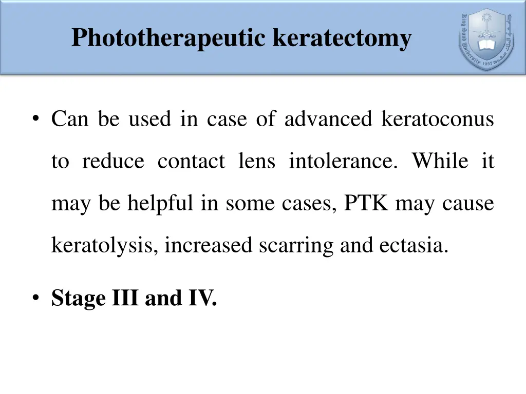 phototherapeutic keratectomy