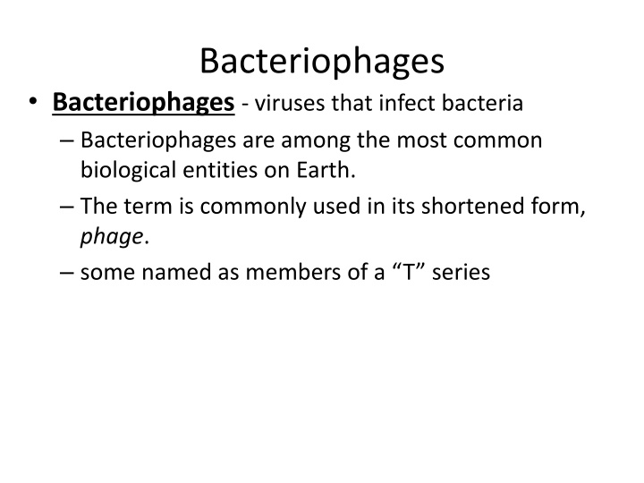 bacteriophages