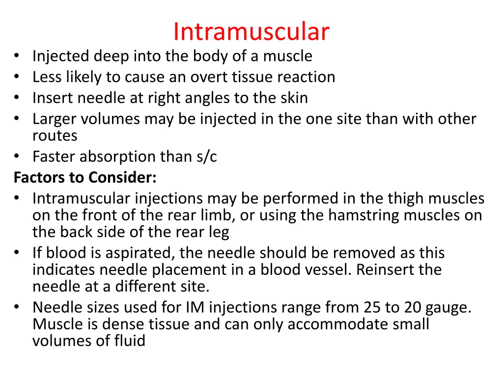 intramuscular