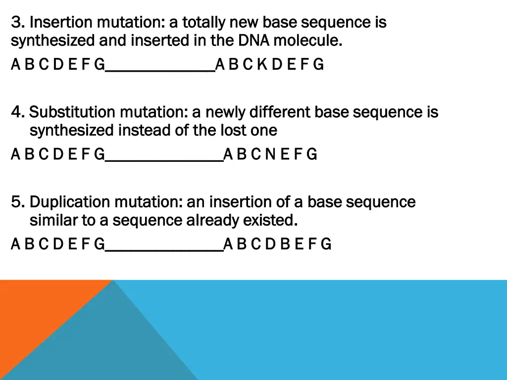 3 3 insertion mutation insertion mutation