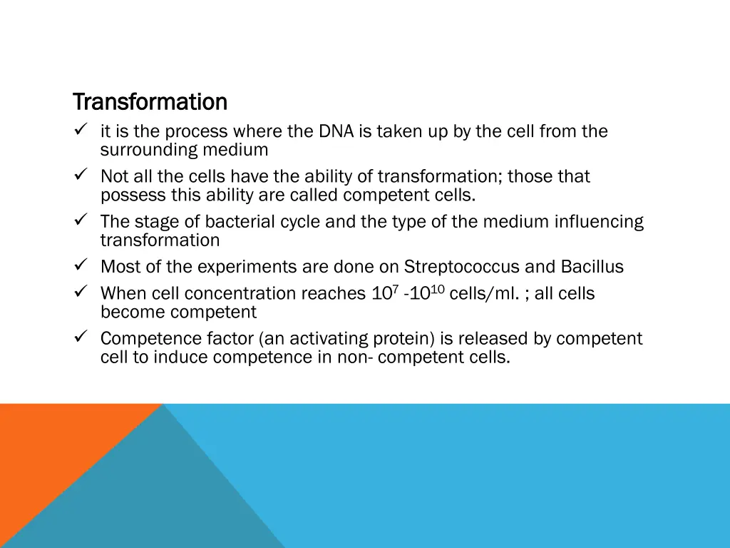 transformation transformation it is the process