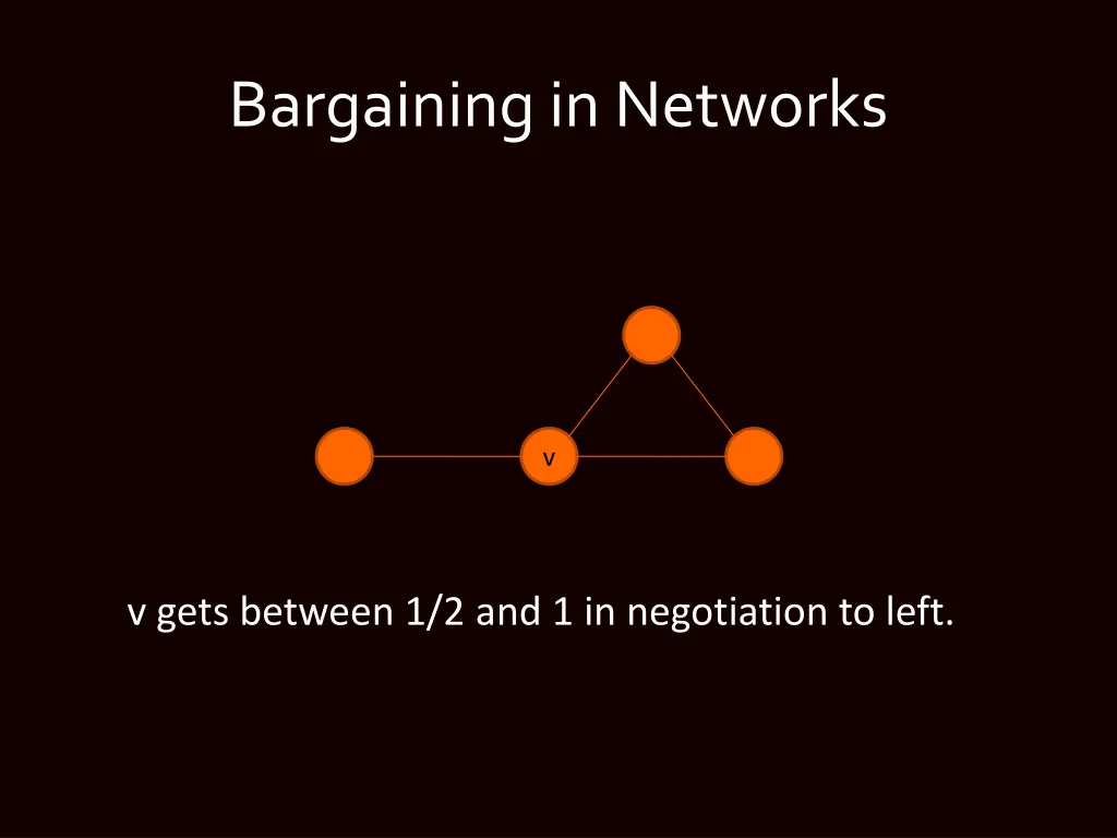 bargaining in networks 4