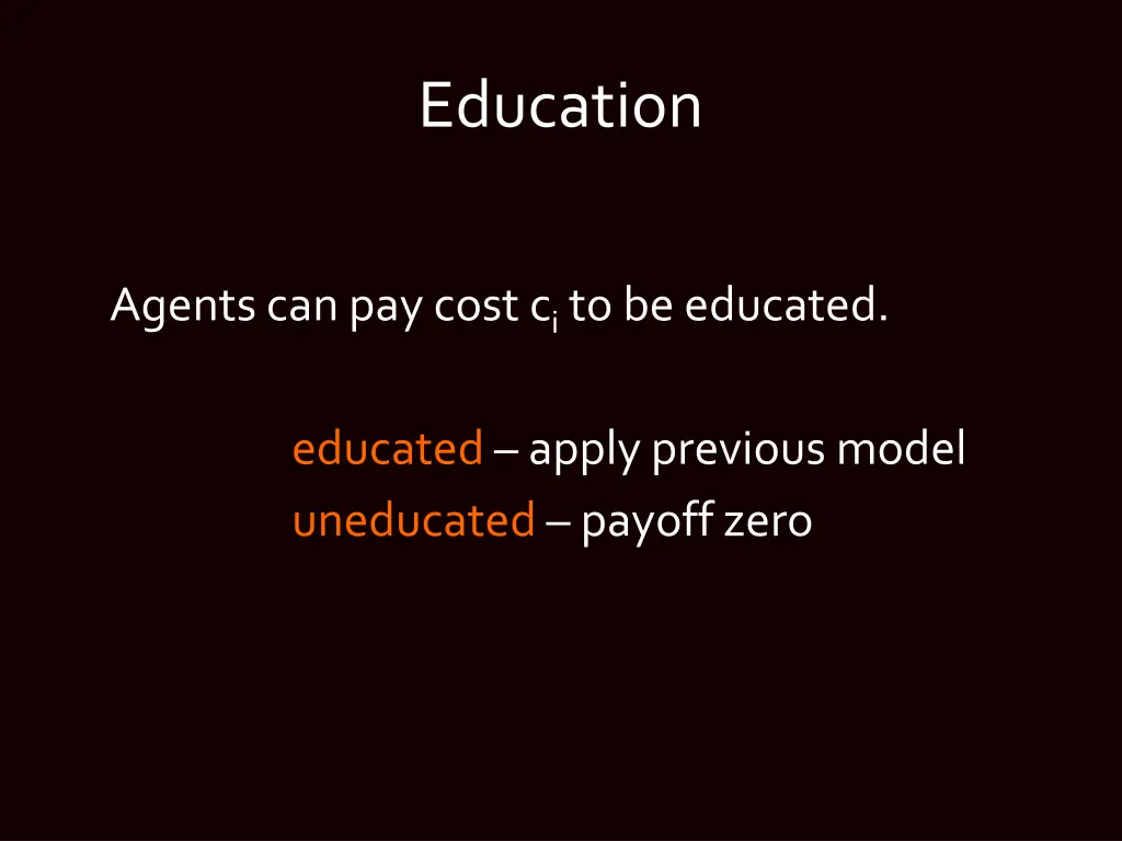 education