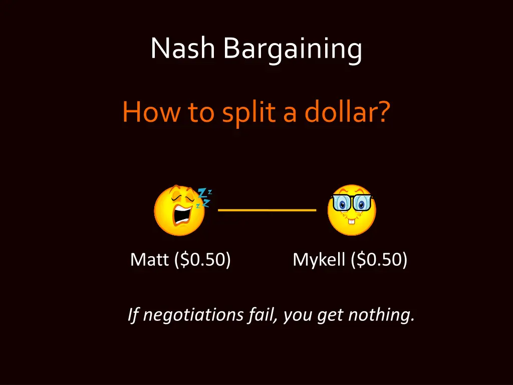 nash bargaining