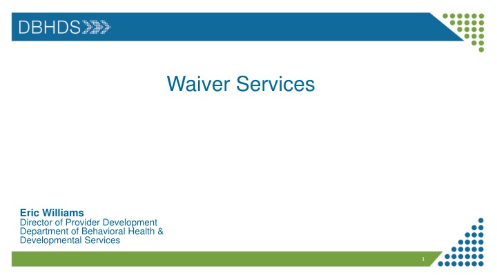 waiver services