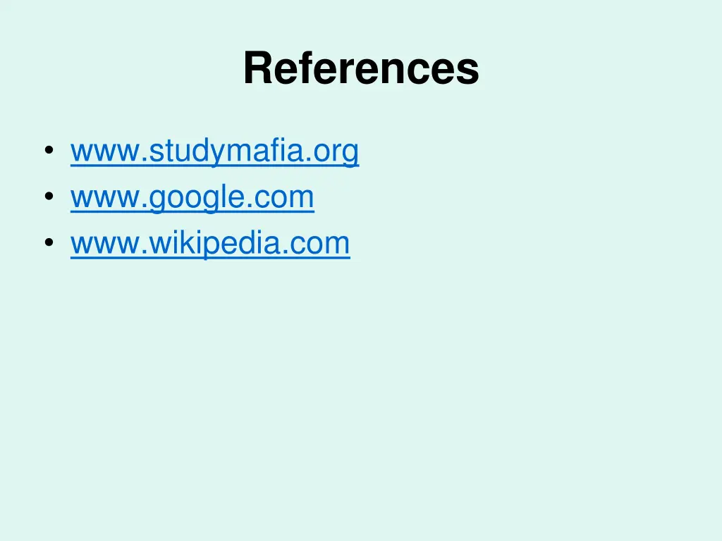 references