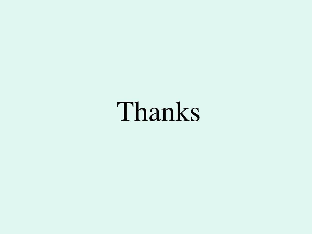 thanks