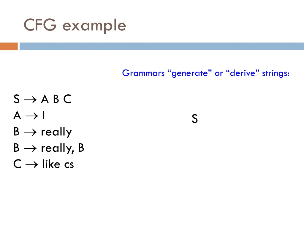 cfg example 1