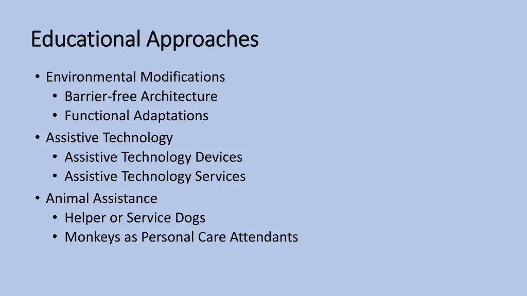 educational approaches educational approaches