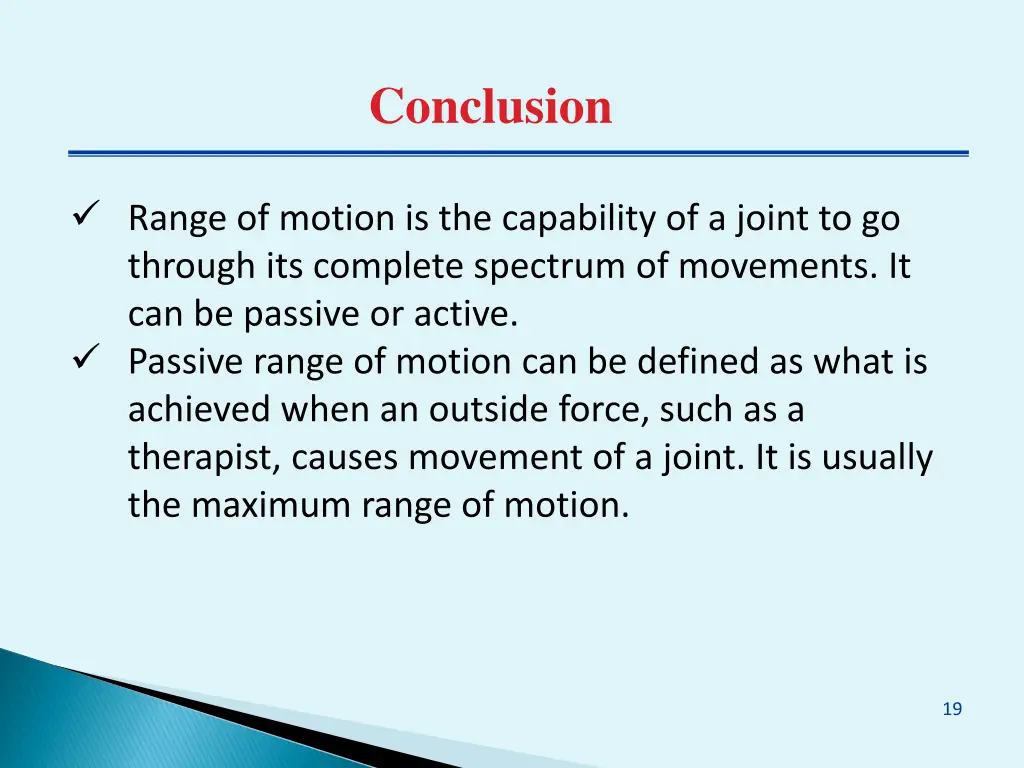 conclusion