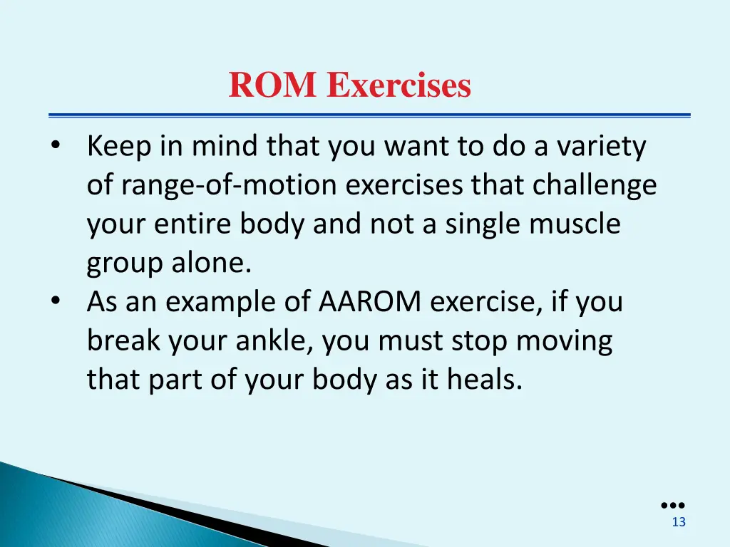 rom exercises 2