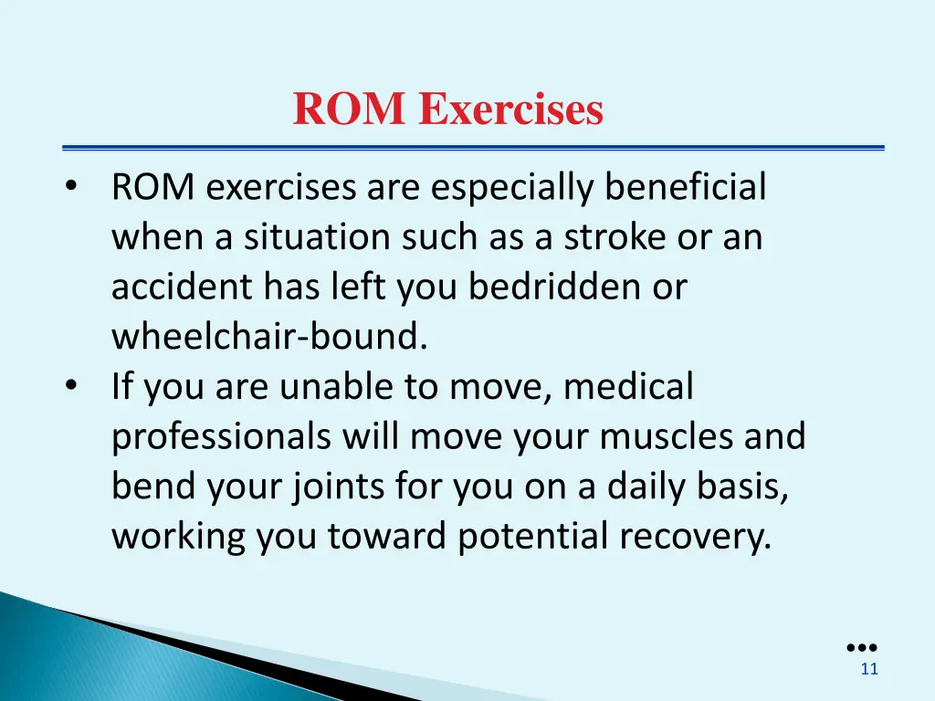 rom exercises