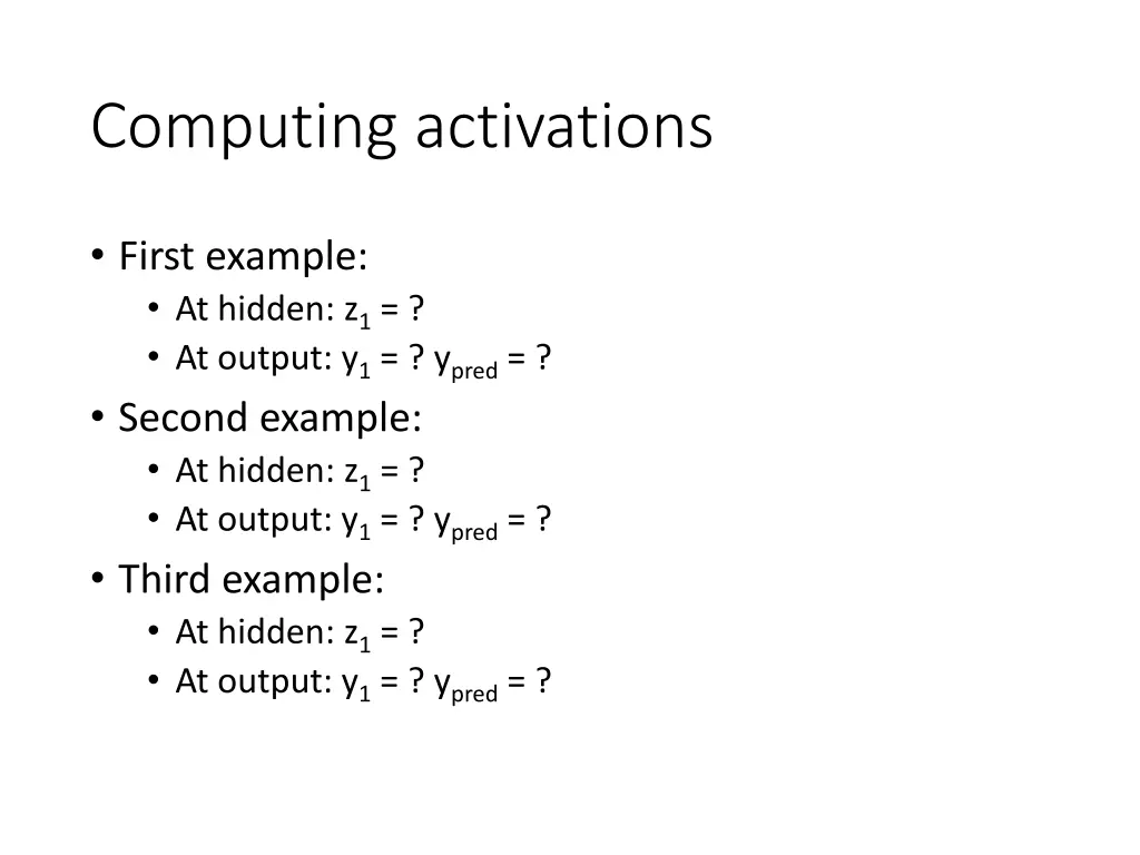 computing activations 1