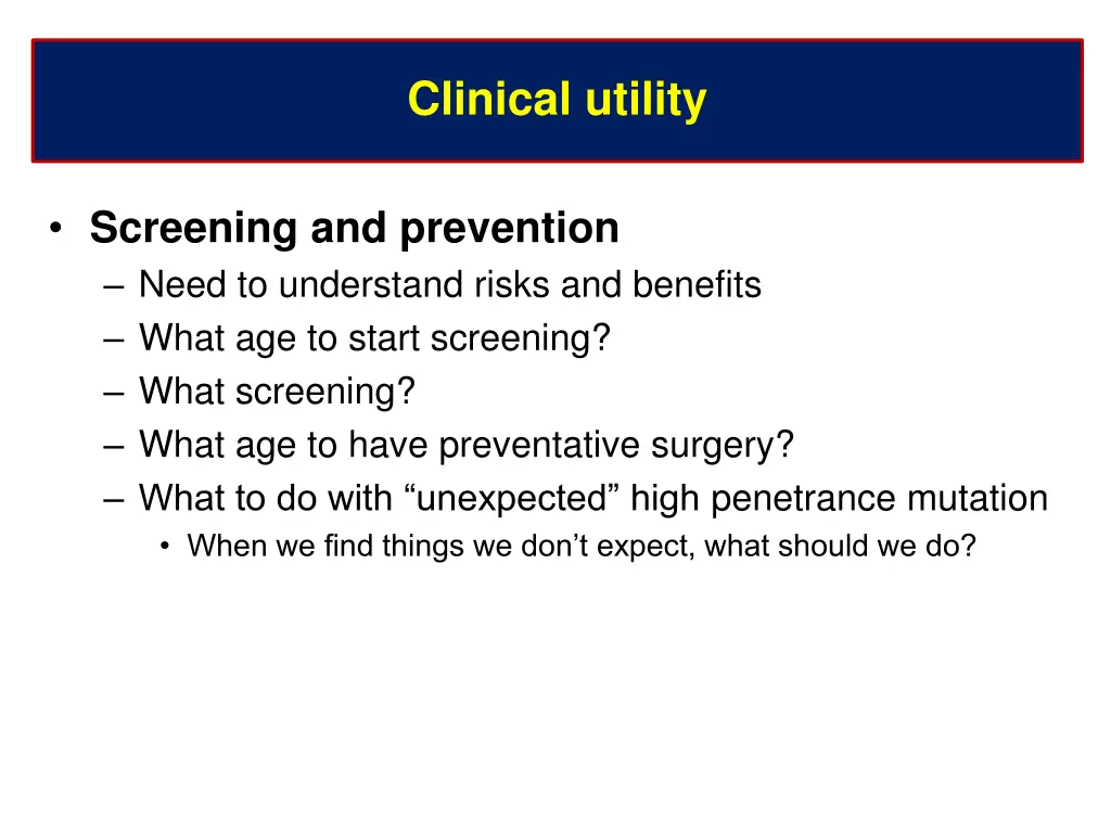 clinical utility 1