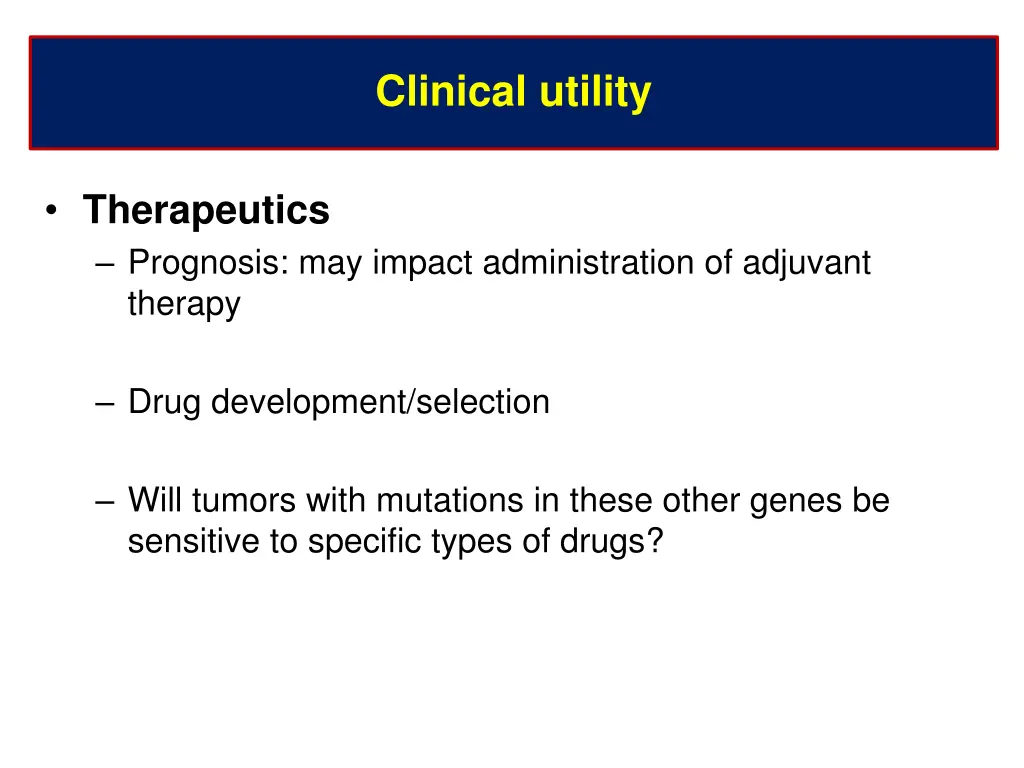 clinical utility 2
