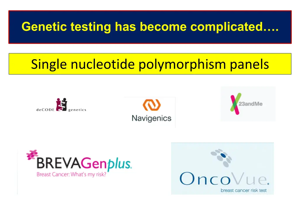 genetic testing has become complicated