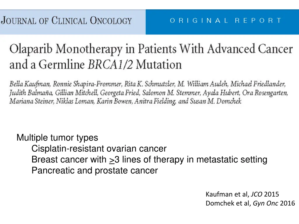 multiple tumor types cisplatin resistant ovarian