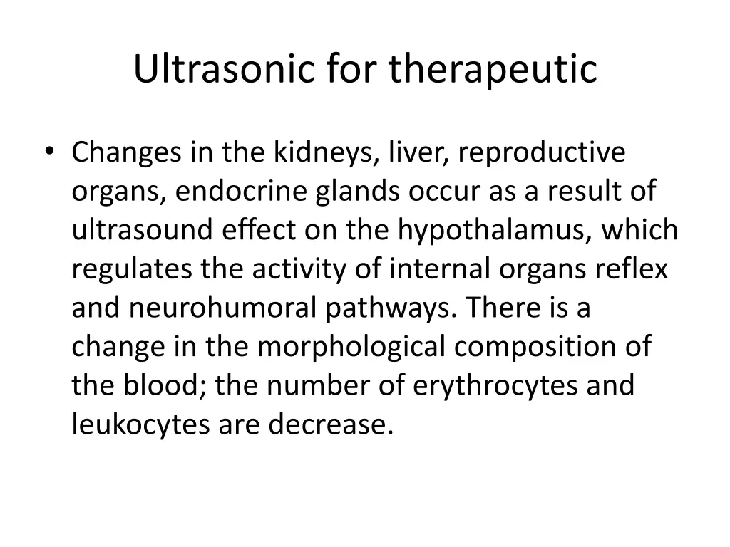 ultrasonic for therapeutic 3