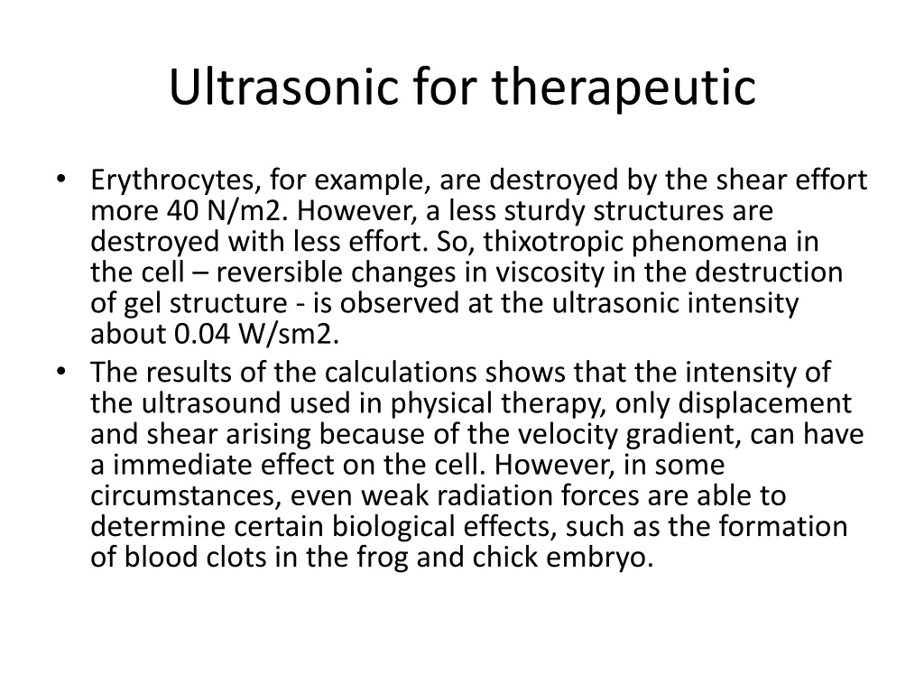 ultrasonic for therapeutic 4