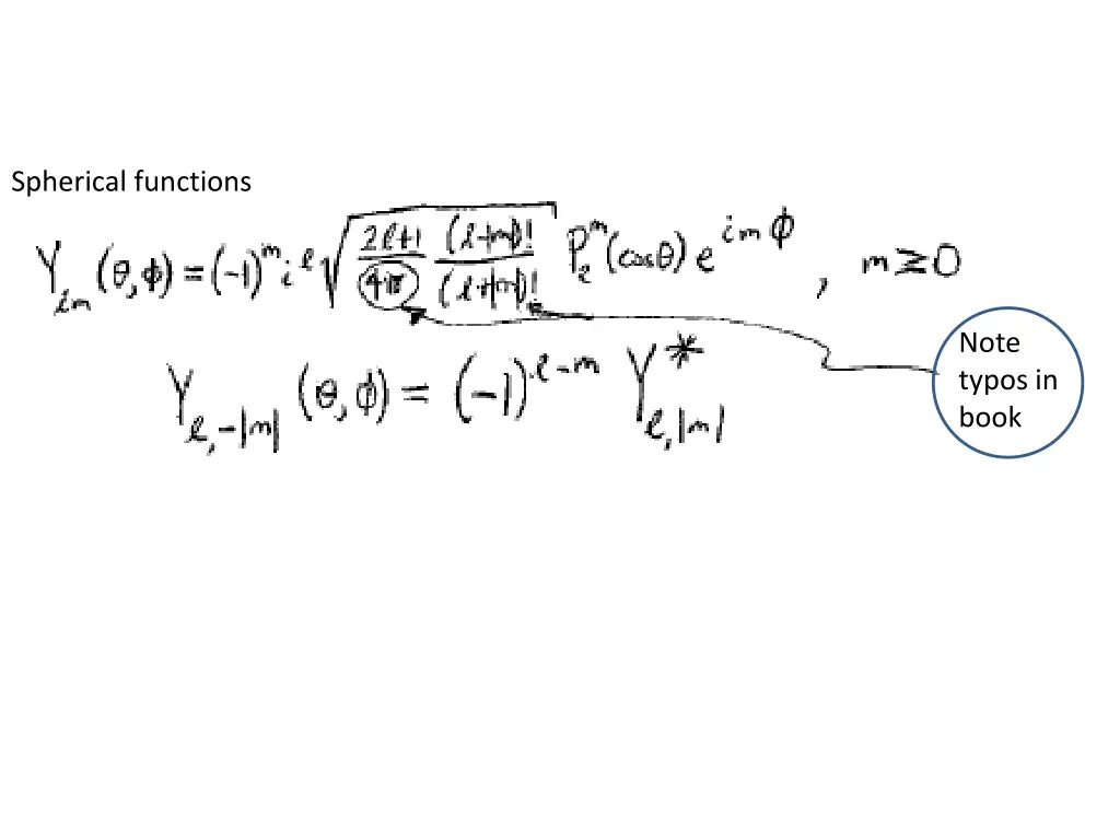 spherical functions